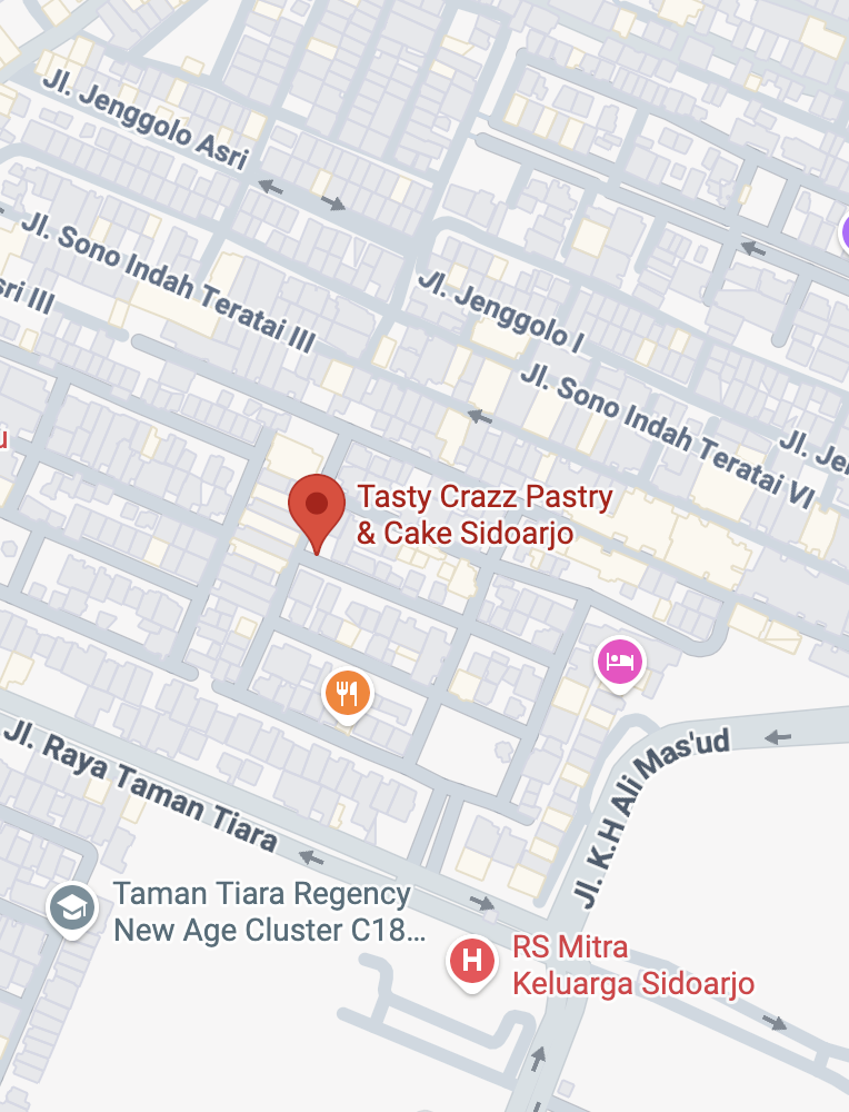 Peta Google Business Tasty Crazz Sidoarjo